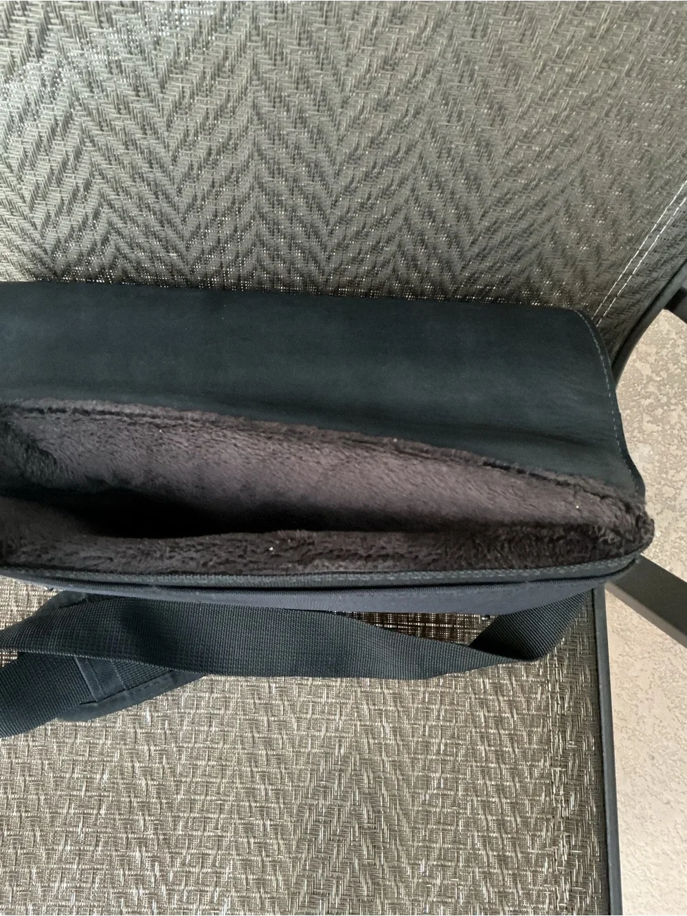 Waterfield Design SF Brown/Black Leather Messenger Bag